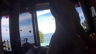 I’m bending over this babe taking a monster cock