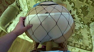 Girlfriends Gorgeous Ass Fucked Doggy Style by Mature Lesbian