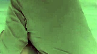 Turkish Mature in Nylon Pantyhose Cleaning Floors Hot!