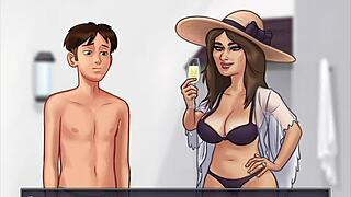 Ever played Summertime Saga Part 41 with hardcore hentai action? Anime cum in pussy awaits.