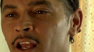 Teen stepsister gets intensely spermed in interracial facial after blowjob