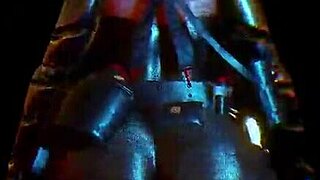 Futa Halloween special with wild monster cock action