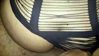 in this homemade fantasy, my stepfather fucks me hard with creampie.