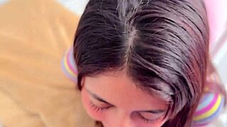 Stepbrother fucks my pink pussy hard