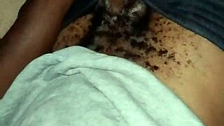 gay man wanks big hairy cock at home