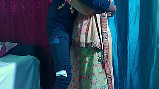 Desi Wife Komal Has Rough Sex with Neighbour Dever Before Valentines