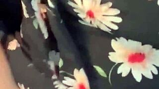 I masturbate while licking Greluda's natural tits and pussy