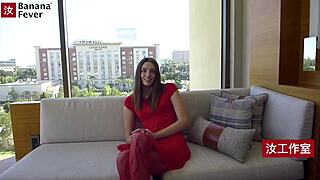 trust fund babe dives into porn for first time with bananafever amwf