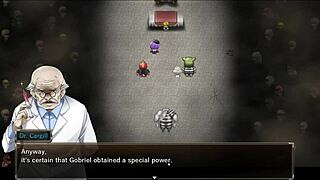 i'm naked fighting the captain in this hentai game