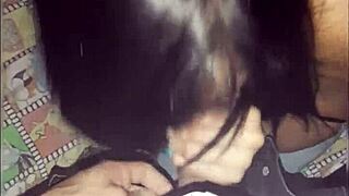 Petite Latina Teen Sucks And Fucks!