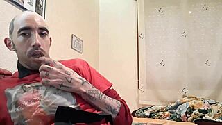 Melvincoficial Teases Big Cock with Fake Vagina in Solo Play