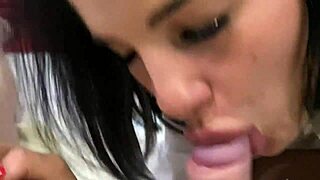 best blowjob with big cock and cumshot on big ass