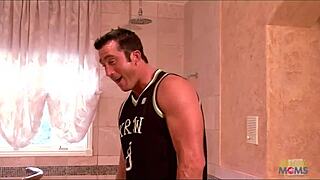 brunette hottie shares cock while getting pussy eaten?