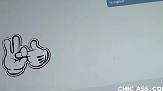 Spanish first date with Camila Palmer, damn, that brunette bangs hot!