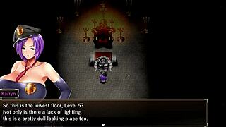 i'm naked fighting the captain in this hentai game