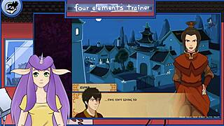 Avatar trainer part 27 features shower fun with characters