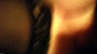 Hot redhead in a scene