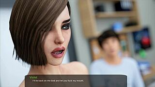 Milfy city violet swallows cum after licking ass