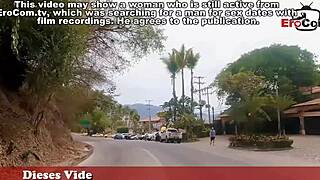 German Sex Tourist Meets Spanish Latina Teen for Outdoor Action