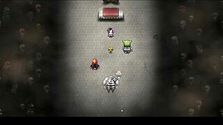 i'm naked fighting the captain in this hentai game