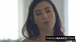 FamilyBangs: Serena Blair & Leda Lotharia Kitchen Catfight