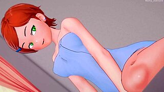 Gwen Gets Hot and Fucked After Shower in Adult Version