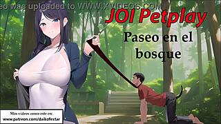 स्पैनिश जॉई एनल पेटप्ले और लीश वॉक के साथ एनल पेटप्ले जॉई