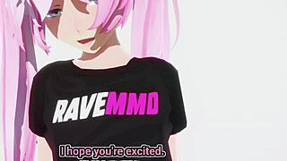 Bratty Anime Girl Dominated By Big Black Cock