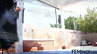 Hey, black-haired step sister, why are you licking step mom’s pussy?