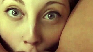 pretty girl passionately licks her girlfriend's pussy 😘