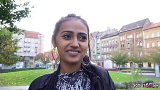 german scout got shy latina emma sweet to bang at fake job