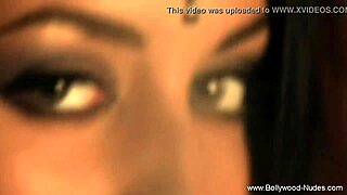 exotic indian babe hints at sensual dancing and teasing