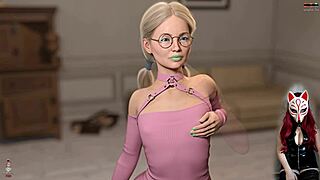 Shadows Ep 7: Rough Hentai Shemale Action With Big Tits Handjob!