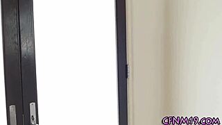 Teen babe performs oral in exchange for a giant penis