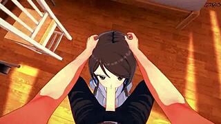 Mika Gets A Pov Facial Befor Getting Fucked Doggytyle - Girls Und Panzer Hentai