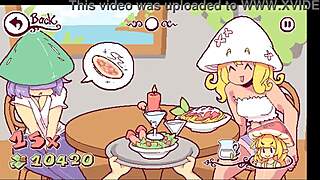 Ever seen a kinky waitress spill cum on pizza in futanari hentai game ep 4? This cartoon crossdressing action is wild!