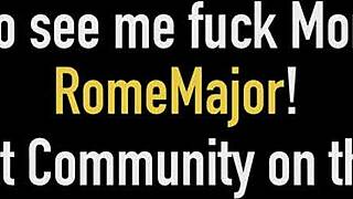 carmela clutch got anal creampied after intense banging with rome major