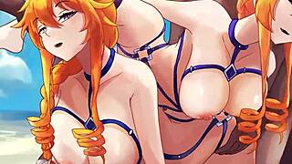 Date a slut yamai summer orgy with banging group black anime