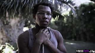 Teen blind virgin Chloe Cherry fucked in her tight Receipt of anal by a black neighbor
