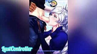 Weiss from rwby shares kissing moments in this compilation