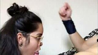 white wolf ofc - novinha nerd white moon sucking favelado on webcam