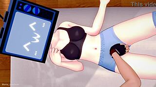 Žena z TV si užívá rychlou zábavu ve sportovním oblečení