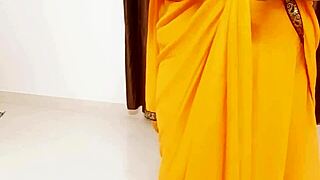 This african milf flaunts her big tits in a casual way