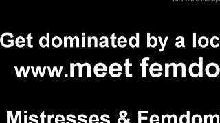 Ownership of your bound cock in femdom bondage