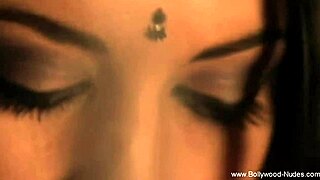 exotic indian babe hints at sensual dancing and teasing