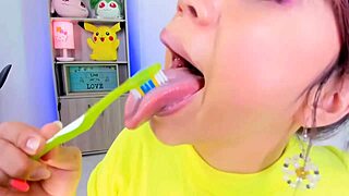 Why Does Lila Jordan Spit Saliva on Webcam with Huge Tongue