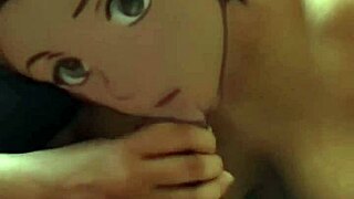 Does this otaku suck big cock homemade?