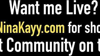 Holy Wild Wetness: Thick Redhead Nina Kayy Shoots Huge Squirts While Vibrating Her Ass