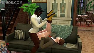 Gay threesome with big cocks pounding hard