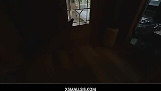 Ashley Adams from Xsmallsis Takes Stepbro Deep in Ass